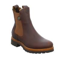 PANAMA JACK Boot Braun Leder mit Lammfell - Innenfutter