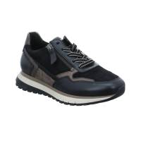 GABOR Comfort-Sneaker Schwarz Leder mit Wechselfussbett