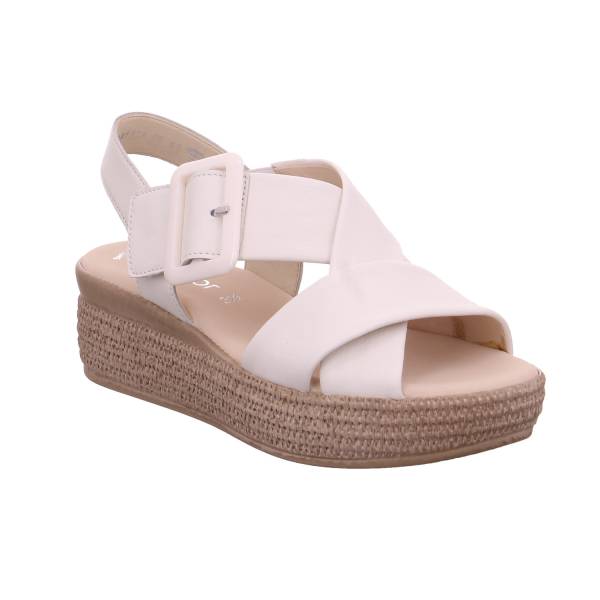 Bild 1 - GABOR Sandalette Offwhite Leder