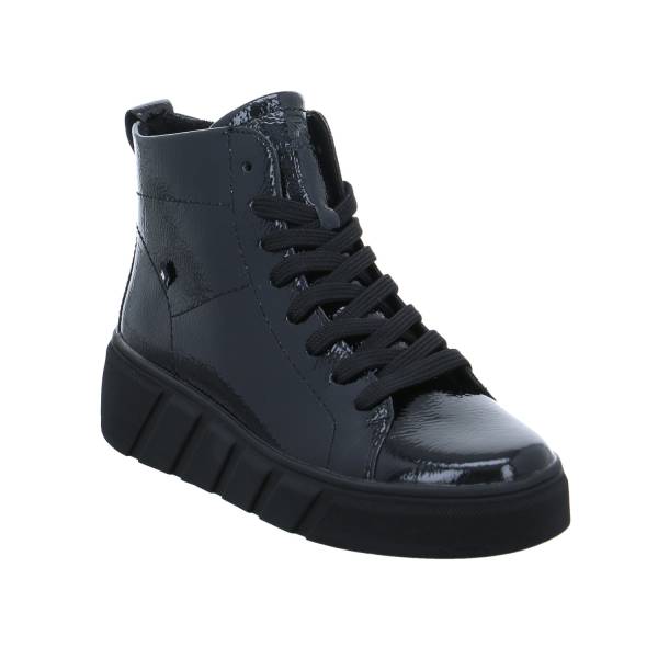 Bild 1 - RIEKER Mid Cut Sneaker Schwarz Leder