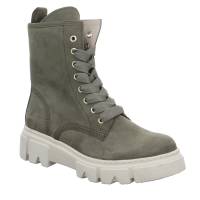 GABOR Boot Olive Leder mit Wechselfussbett