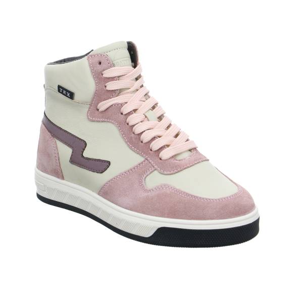 Bild 1 - GATTINO Mädchen-Winter-Bottine Beige Leder Sneaker High