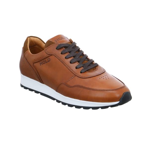 Bild 1 - HOLD Halbschuhe Sneaker Cognac Leder