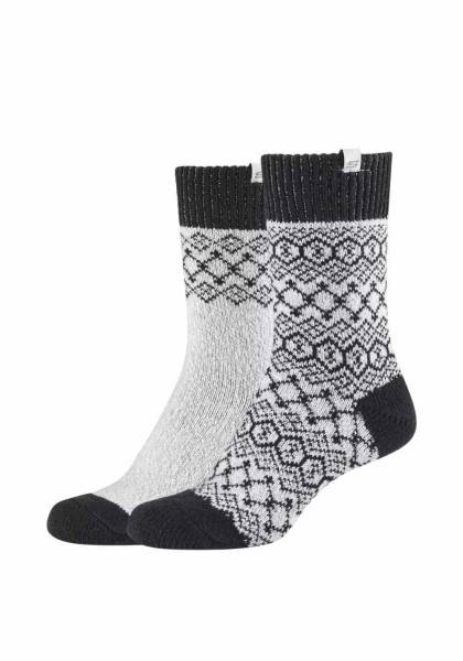 Bild 1 - SKECHERS Freizeitsocken Anthrazit Textil softtouch 2-ER Pack