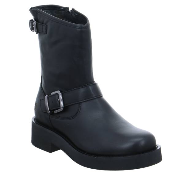 Bild 1 - APPLE OF EDEN Boot Schwarz Leder