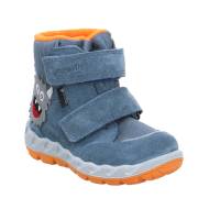 SUPERFIT Kleinkinder-Snowboot Membran Hellblau Textil Baby-Winterstiefel Unisex