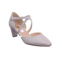 GABOR Pumps Silber Textil