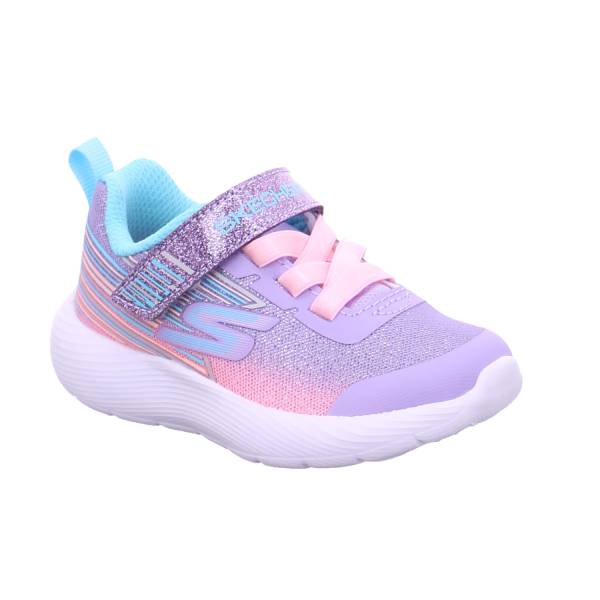 Bild 1 - SKECHERS Baby-Sport-Bottine Violette Textil Sneaker