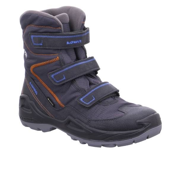 Bild 1 - LOWA Jungen- Snowboot Membran Grau Textil Winterstiefel