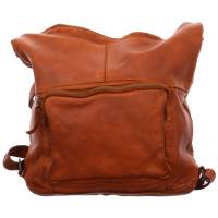 BEAR DESIGN Rucksack Cognac Leder