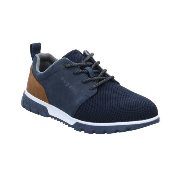 Bild 1 - BUGATTI SHOES Halbschuhe Sneaker Stoff Blau Textil