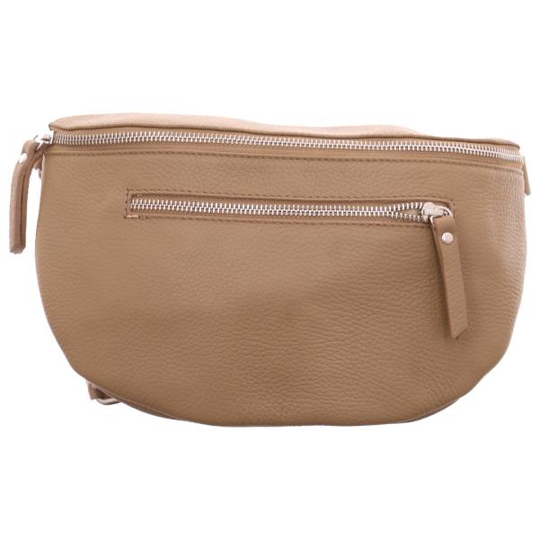 Bild 1 - * Gürteltasche / Bodybag Taupe Leder