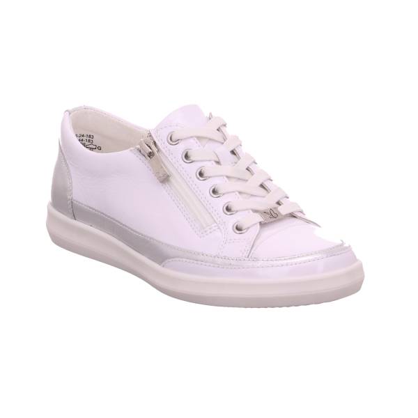 Bild 1 - CAPRICE Sneaker Weiss Leder mit Wechselfussbett