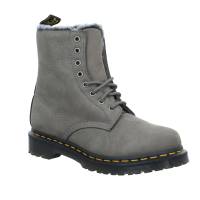 DR. MARTENS Boot Hellgrau Leder