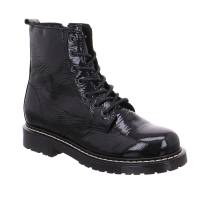 SCHUHENGEL Boot Schwarz Leder