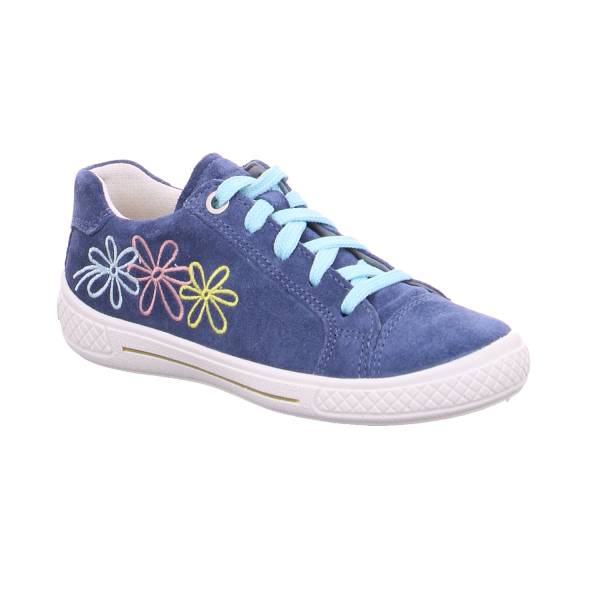 Bild 1 - SUPERFIT Kleinkinder-Halbschuh Binder Blau Leder Sneaker