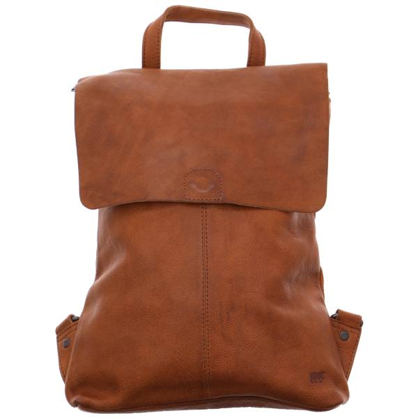 Bild 1 - BEAR DESIGN Rucksack Cognac Leder