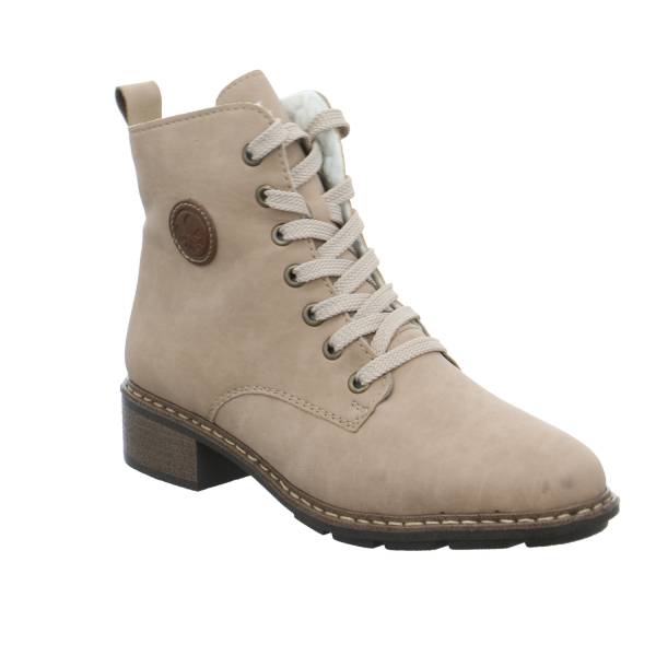 Bild 1 - RIEKER Stiefelette Beige Lederimitat