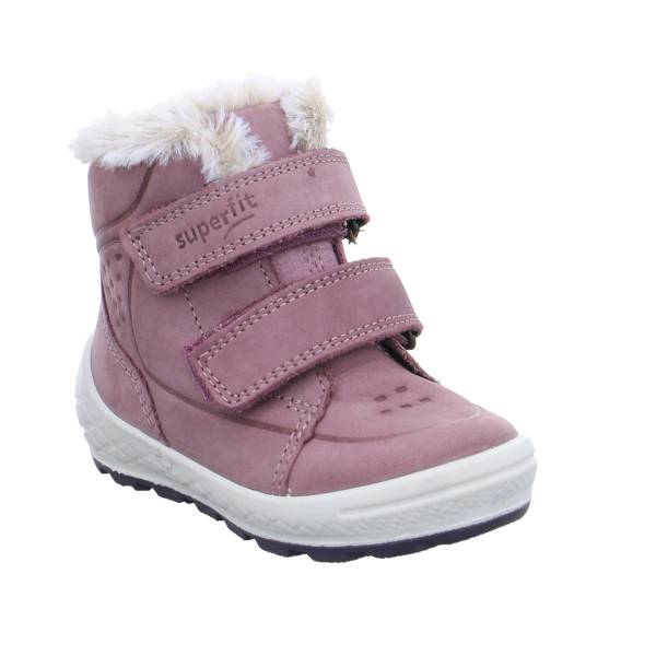 Bild 1 - SUPERFIT Kleinkinder-Winter-Bottine Rosa Textil Baby-Boot