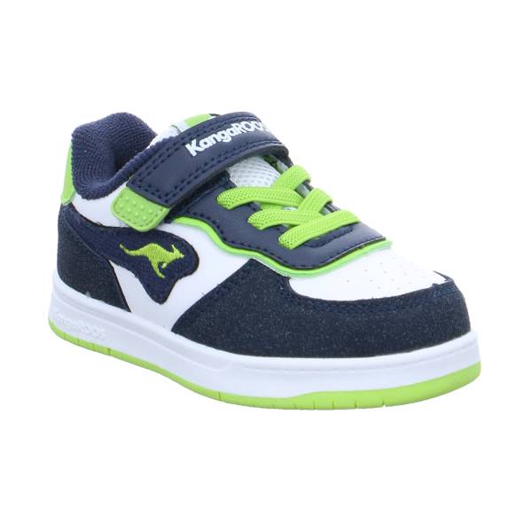 Bild 1 - KANGAROOS Baby-Sport-Bottine Blau Lederimitat Sneaker