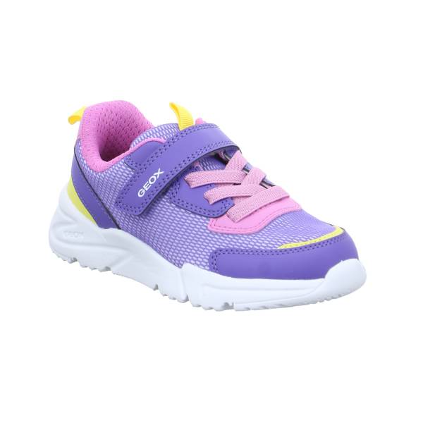 Bild 1 - GEOX Kleinkinder-Halbschuh Klett Violette Textil Sneaker