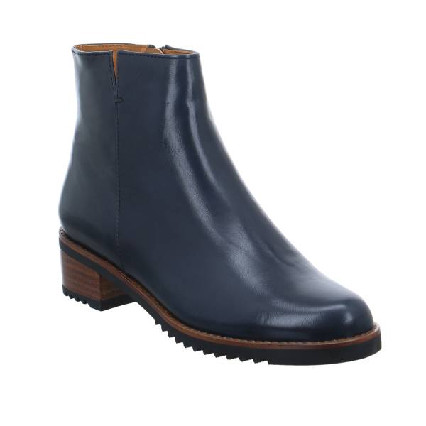 Bild 1 - EVERYBODY Stiefelette Blau Leder