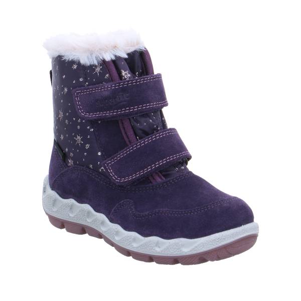 Bild 1 - SUPERFIT Kleinkinder-Snowboot Membran Violette Textil Baby Mädchen Winterstiefel