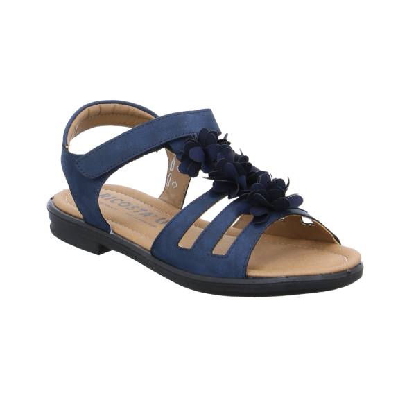 Bild 1 - RICOSTA Mädchen-Sandale Jeansblau Leder Sommerschuh