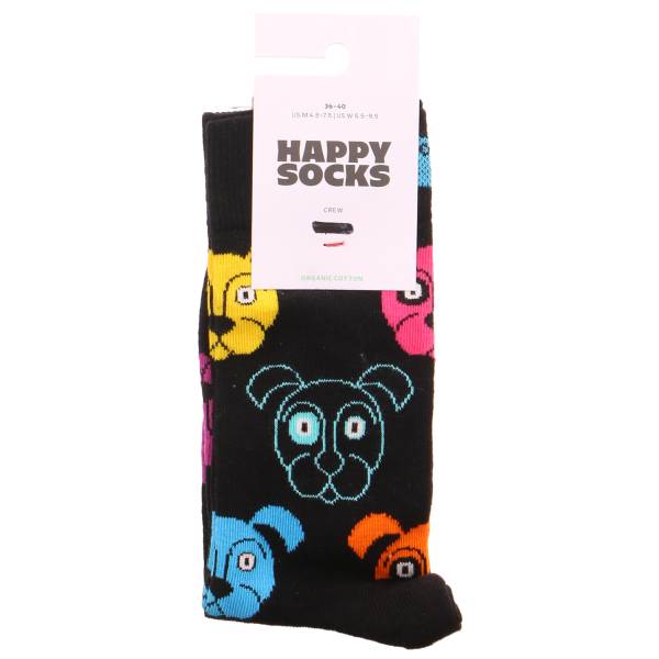 Bild 1 - HAPPY SOCKS Freizeitsocken Schwarz Textil