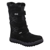 PRIMIGI Mädchen-Snowboot Membrane Schwarz Textil Winterstiefel