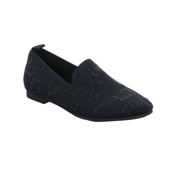 Bild 1 - LA STRADA Slipper Schwarz Textil