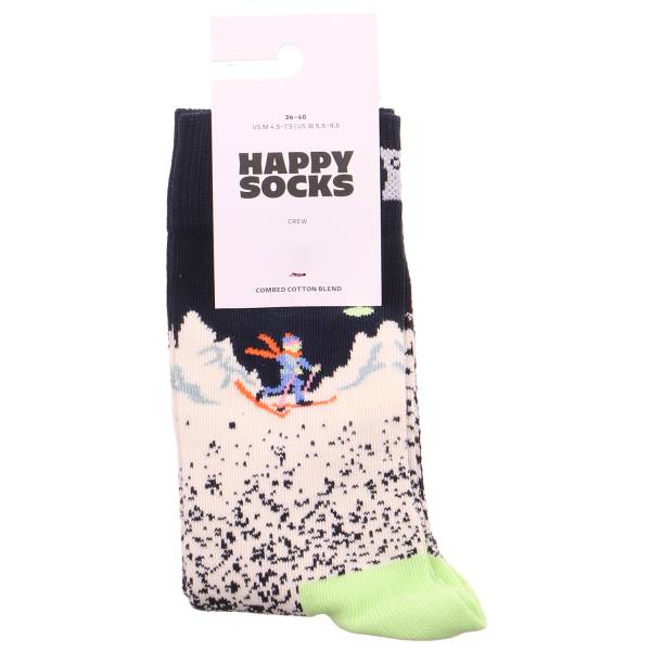 Bild 1 - HAPPY SOCKS Freizeitsocken Schwarz Textil