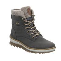 REMONTE Comfort-Snowboot Taupe Leder mit TEX Membrane