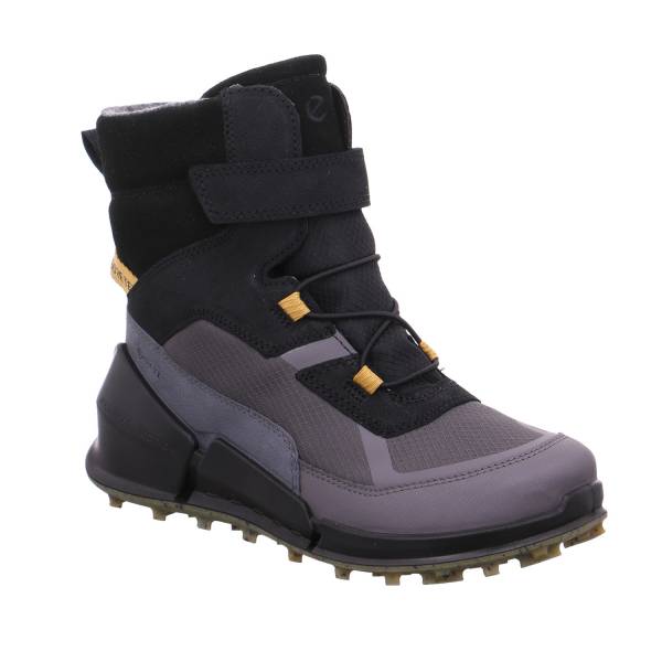 Bild 1 - ECCO Jungen- Snowboot Membran Schwarz Textil Snaeaker high