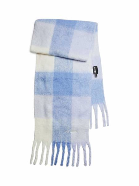 Bild 1 - PIECES Schal Blau Textil