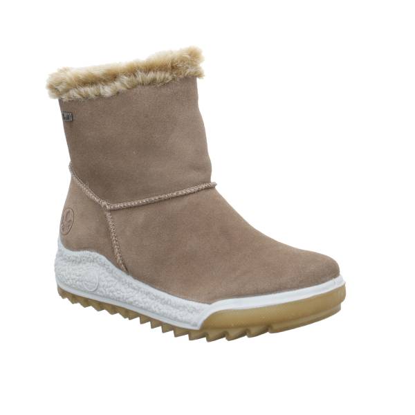 Bild 1 - RIEKER Boot Beige Leder mit Tex-Membrane