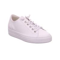 PAUL GREEN Sneaker Weiss Leder mit Wechselfussbett