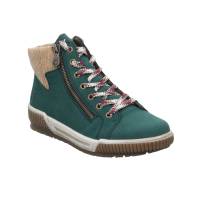 RIEKER Mid Cut Sneaker Grün Lederimitat