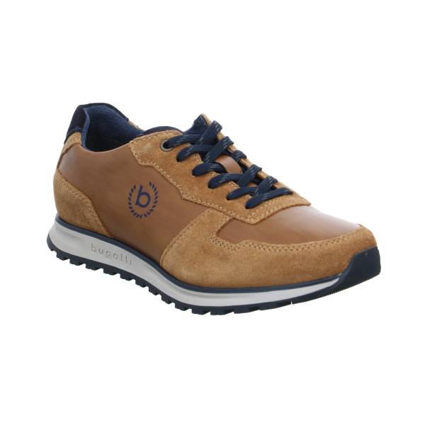 Bild 1 - BUGATTI SHOES Halbschuhe Sneaker Cognac Lederimitat