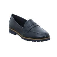 TAMARIS Slipper Blau Leder