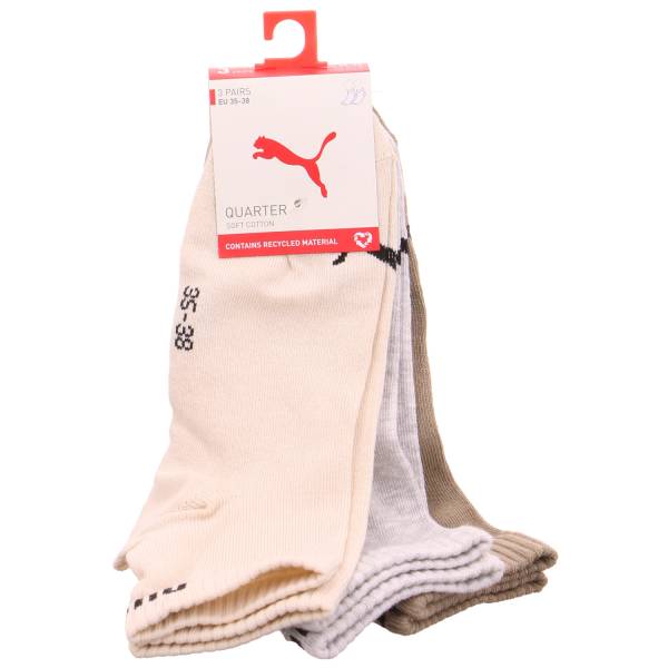 Bild 1 - PUMA SOCKEN Freizeitsocken Offwhite Textil