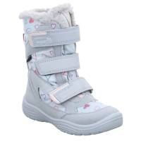 SUPERFIT Mädchen-Snowboot Membrane Silber Textil Winterstiefel