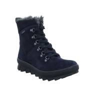 LEGERO Snowboot Blau Leder mit Gore-Tex-Membrane