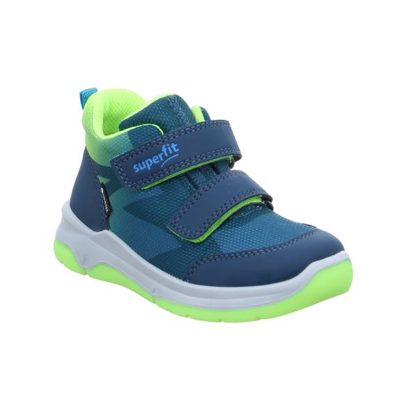 Bild 1 - SUPERFIT Kleinkinder-Sport -Halbschuh Blau Textil Sneaker