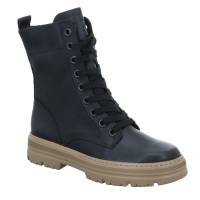 PAUL GREEN Boot Schwarz Leder