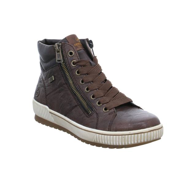 Bild 1 - REMONTE Mid Cut Sneaker Braun Leder mit TEX Membrane