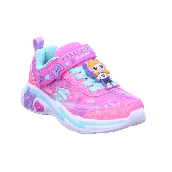 Bild 1 - SKECHERS Kleinkinder-Halbschuh Klett Rosa Synthetik Sneaker