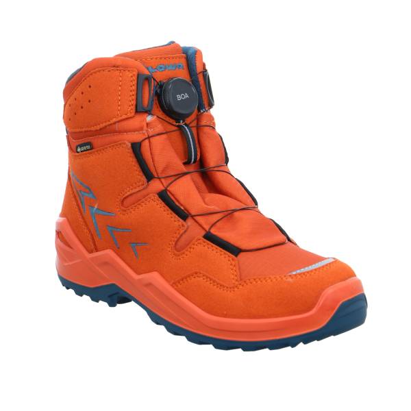 Bild 1 - LOWA Jungen- Snowboot Membran Orange Textil Winterstiefel