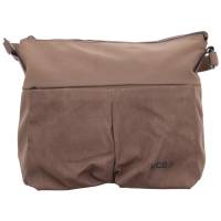 KCB VEGAN BAGS Umhängetasche Taupe Textil Ja