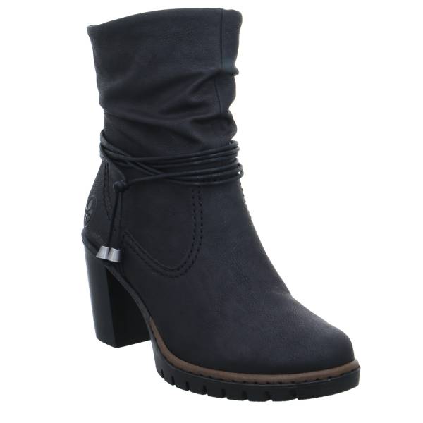 Bild 1 - RIEKER Stiefelette Schwarz Lederimitat